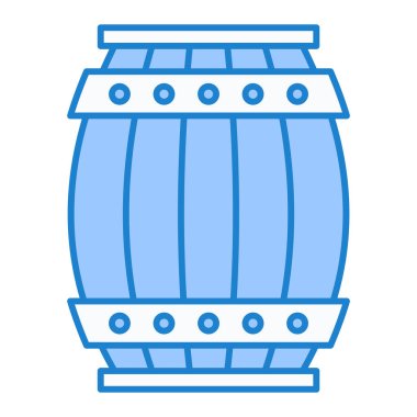 Fıçı. Web simgesi basit illüstrasyon