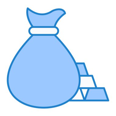 para çantası simgesi vektör illüstrasyon tasarımı