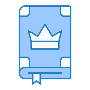 taç simgesi vektör illüstrasyonu 