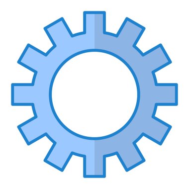 dişli simgesi vektör illüstrasyonu