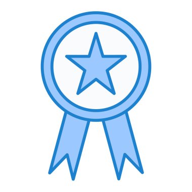 Madalya ikon vektör illüstrasyonu