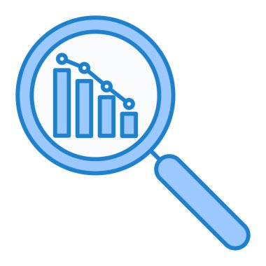 Büyüteçle büyüteç ve mavi gökyüzü