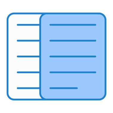 kitap simgesi vektör illüstrasyonu