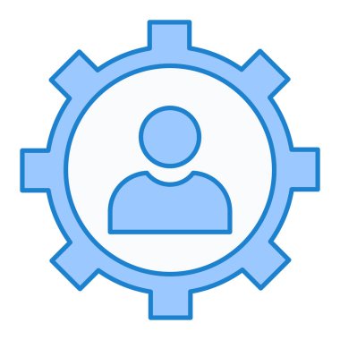 dişli simgesi vektör illüstrasyonu