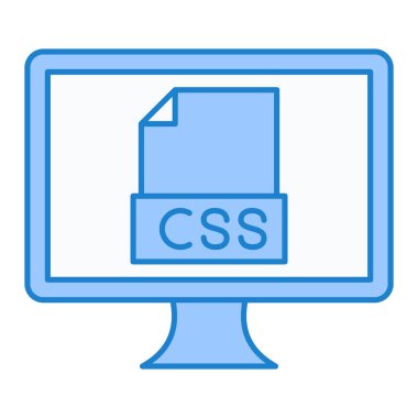 dosya biçimi simgesi, vektör illüstrasyonu