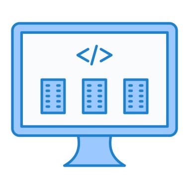 veri aktarım simgesi vektör illüstrasyonu