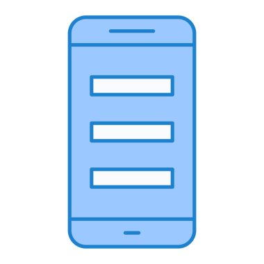 cep telefonu ikonu vektör illüstrasyonu