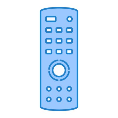 Uzaktan kumanda simgesi. vektör illüstrasyonu