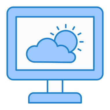 Bulut hesaplama. Web simgesi