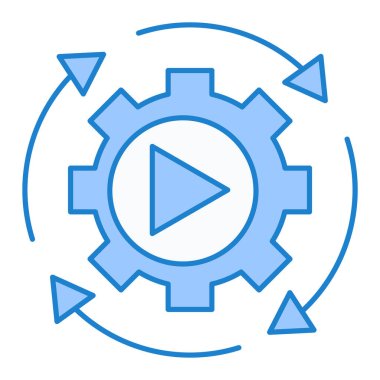 seo modern simgesinin vektör illüstrasyonu