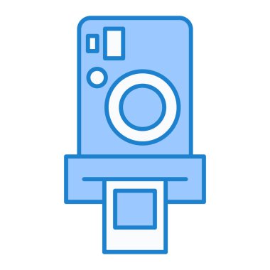 kamera simgesi vektör illüstrasyonu