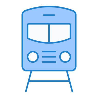 tren simgesi vektör illüstrasyonu