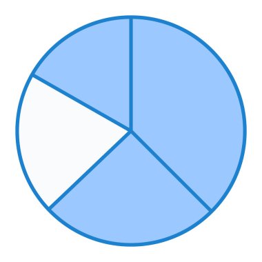 Pasta grafiği simgesi. Web tasarımı için grafik vektör simgelerinin düz çizimi