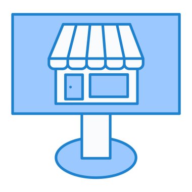 vektör simgesini modern basit illüstrasyonla kaydet