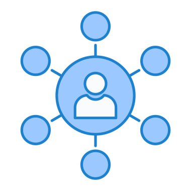 ağ bağlantı vektörü simgesi