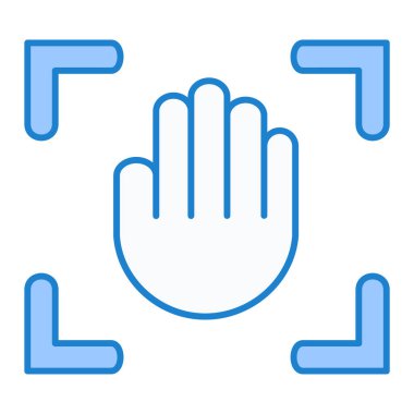 el simgesi vektör illüstrasyonu