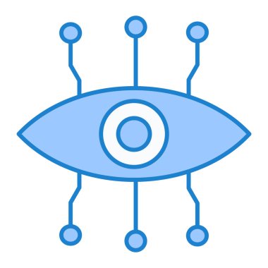 Göz simgesi vektör illüstrasyonu