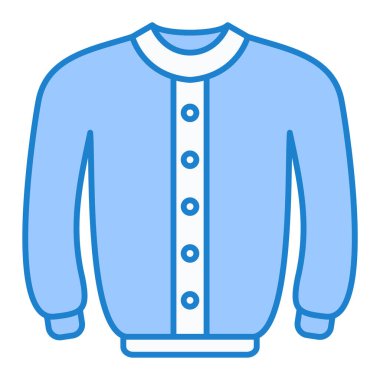 Kıyafetler. Web simgesi basit illüstrasyon