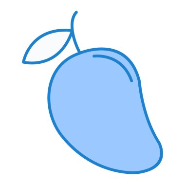 taze meyve ikonu vektör çizimi tasarımı