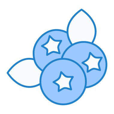 Tatlı böğürtlenlerin vektör çizimi