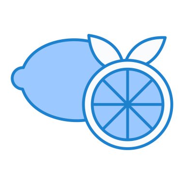 limon simgesi vektör illüstrasyonu