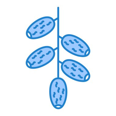 Yiyecek ve içecek ikonunun vektör illüstrasyonu