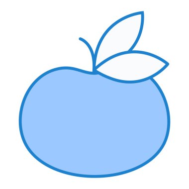 elma ikonu vektör illüstrasyonu