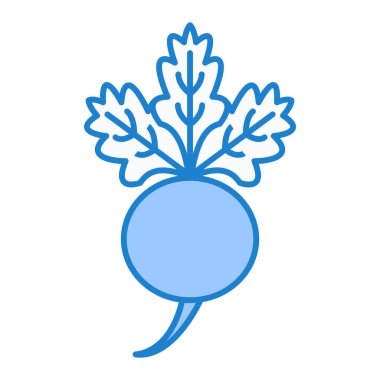 sebze vektörü ince çizgi simgesi