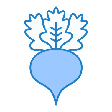 taze pancar sebze simge vektör çizim tasarım