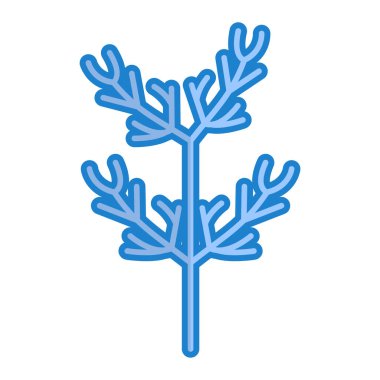 Bir noel ağacı simgesinin vektör illüstrasyonu