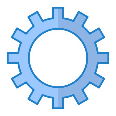 dişli simgesi vektör illüstrasyonu