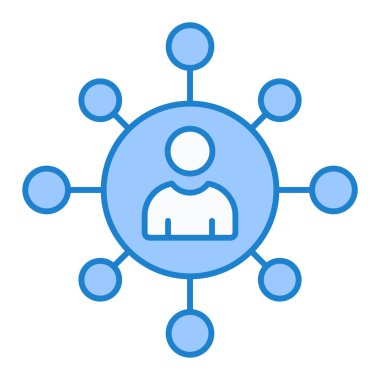 ağ paylaşım simgesi çizimi