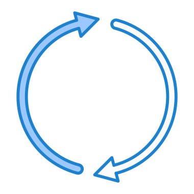 Simge vektör illüstrasyonunu tazele