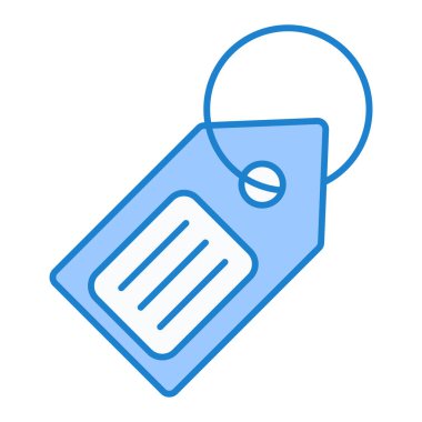 etiket simgesi vektör illüstrasyonu