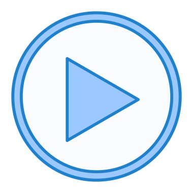 Oynatma düğmesi vektör çizimi