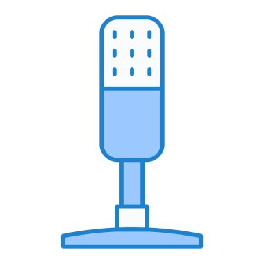 mikrofon simgesi. vektör illüstrasyonu