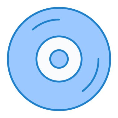 Tek izole edilmiş simge ögesinin vektör illüstrasyonu