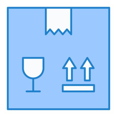 kutu simgesi, vektör illüstrasyonu