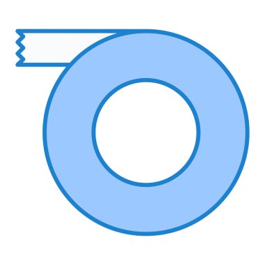 Bir çember simgesinin vektör illüstrasyonu