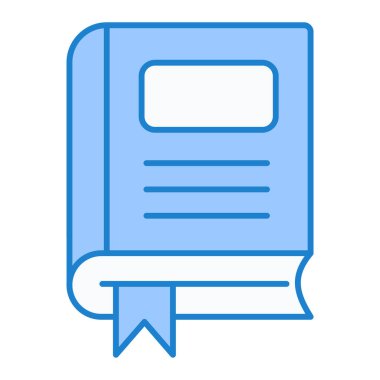 kitap simgesi vektör illüstrasyonu