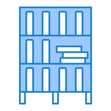 kitaplık oluşturma simgesi vektör illüstrasyon tasarımı