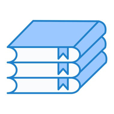 kitap simgesi vektör illüstrasyonu