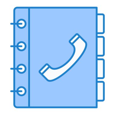 Telefon simgesi vektör illüstrasyonu