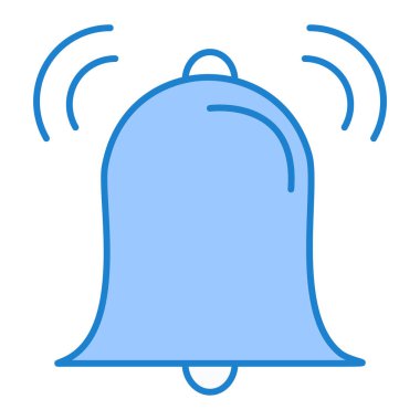 Alarm çanı simgesi vektör çizimi