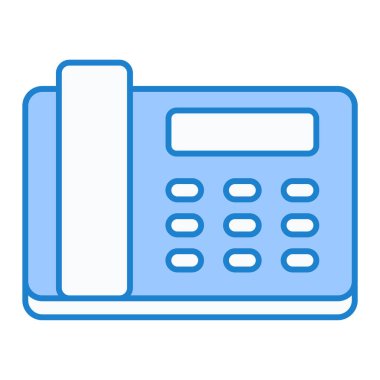 Telefon simgesi vektör illüstrasyonu