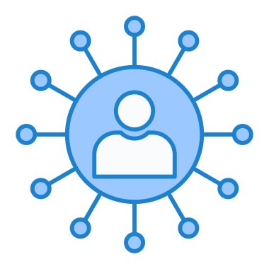 ağ bağlantı vektörü simgesi