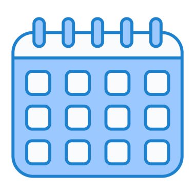 Takvim simgesi vektör illüstrasyonu