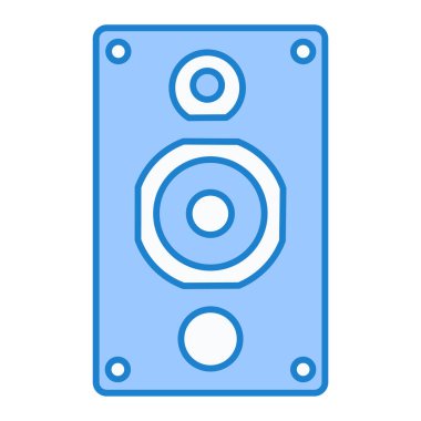 Müzik hoparlörü vektör illüstrasyonu