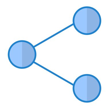 ağ bağlantı vektörü simgesi
