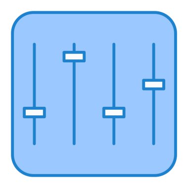 eşitleyici simge vektör illüstrasyonu